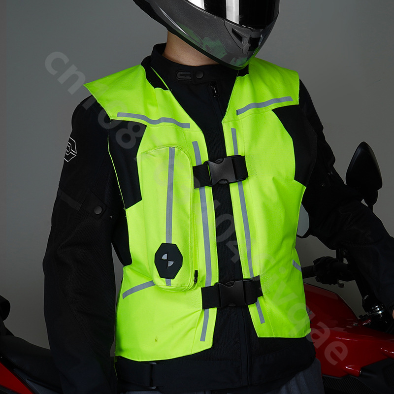 Motorcycle Gear With Airbag - Motorcycle Rider Protective Vest Anti-drop Wear-resistant
