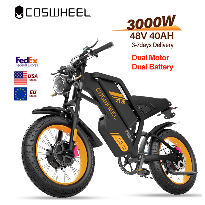 Motorcycle Gear Ratings - Coswheel Electric bike for Adult 3000W