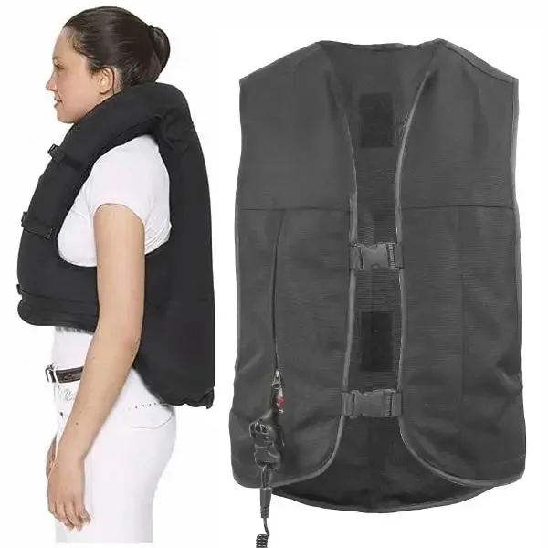 Motorcycle Gear With Airbag - New Equestrian Airbag Vest Men's/Women's/Kids Protective