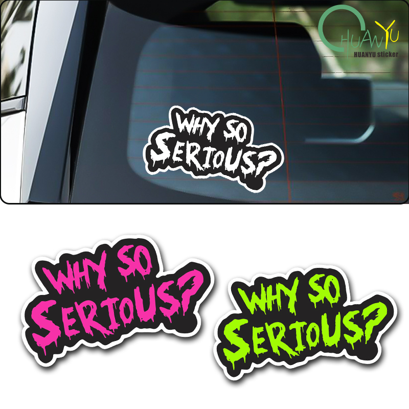 Motorcycle Gear Helmets - Why So Serious English Funny Car
