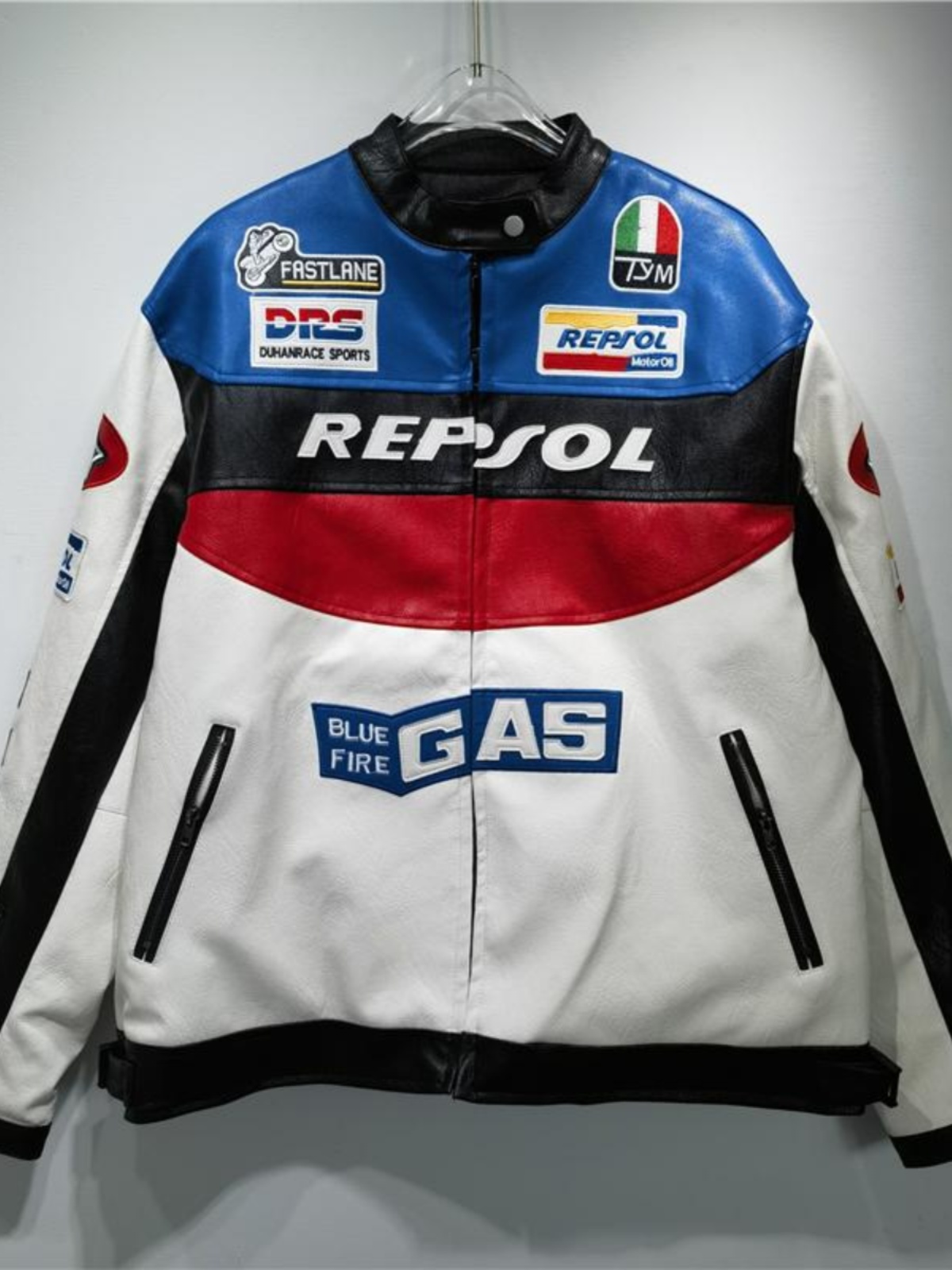 Riding Jacket Leather - Stylish Retro Motorcycle Riding Suit PU