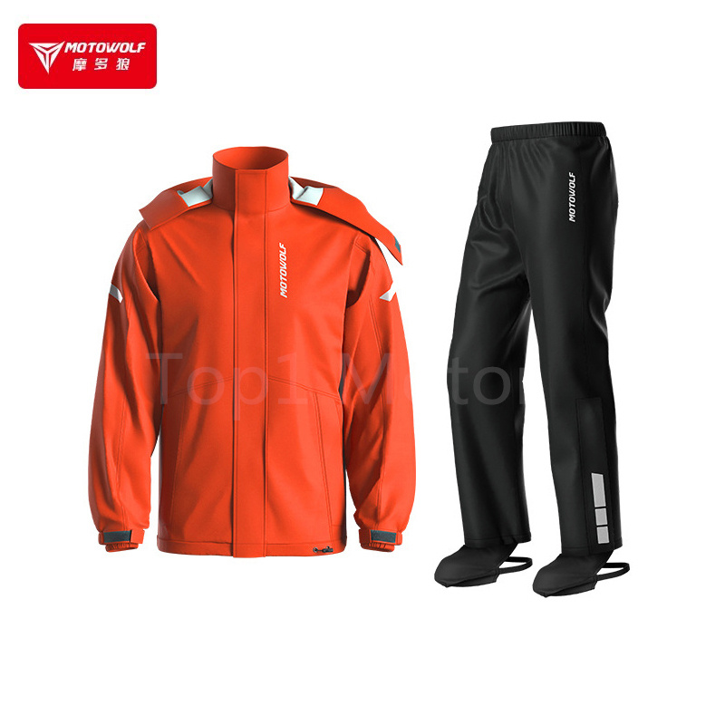 Motorcycle Rain Suit - Men Motorcycle Rainsuit Parkas Women Motorcycle