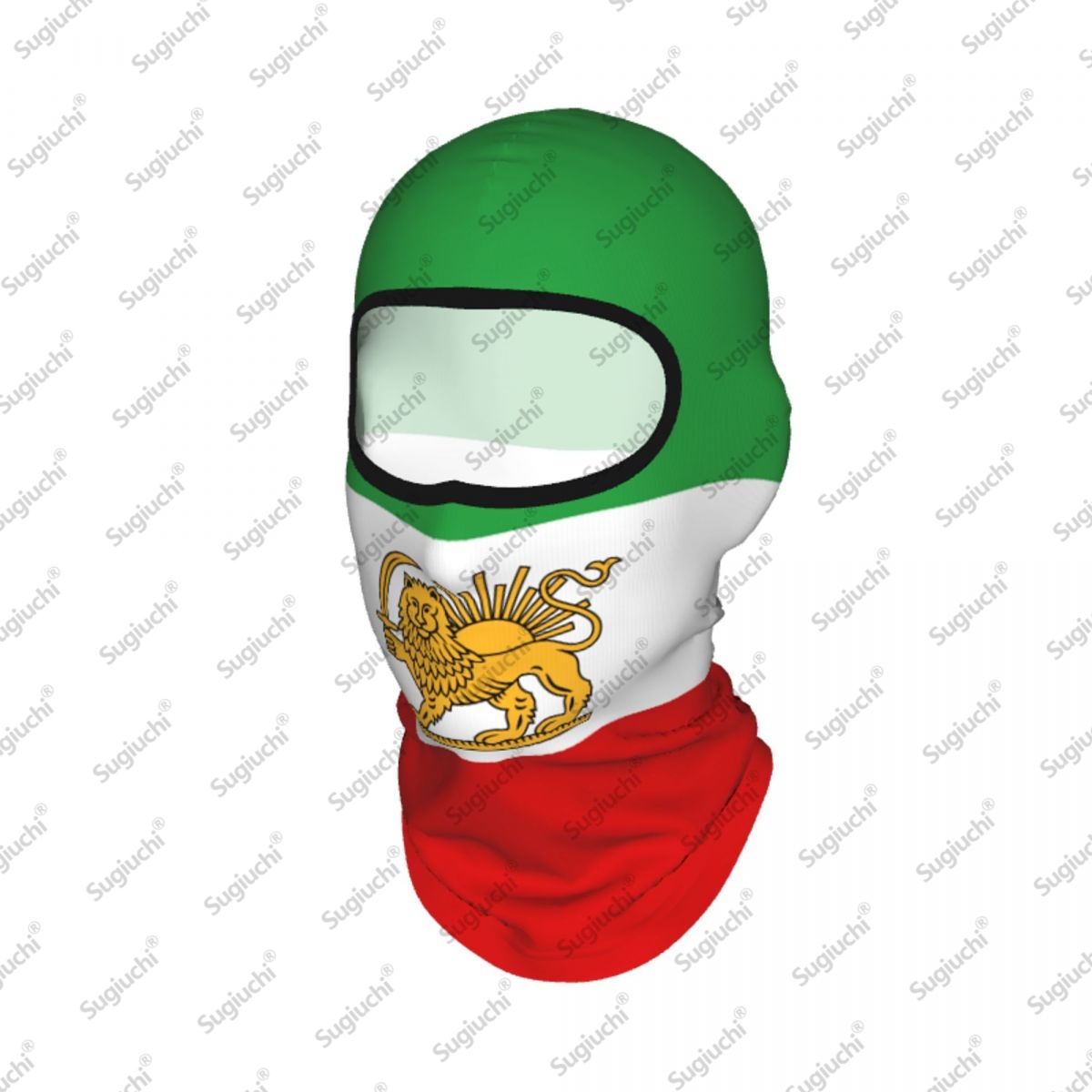 Helmet Full Face - Iran Persia Lion Cycling Balaclava Full