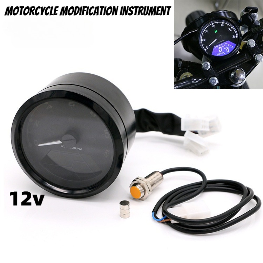 Motorcycle Gear Honda - Universal Motorcycle Meter Speedometer Digital Odometer