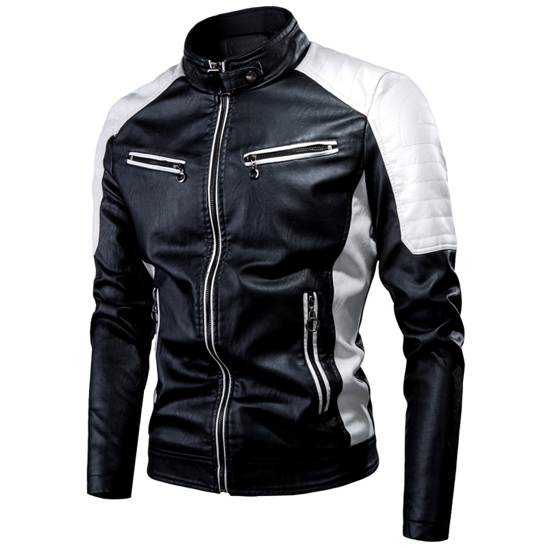 Men Motorcycle Leather Jacket  - Riding Jacket Leather 评论和价格