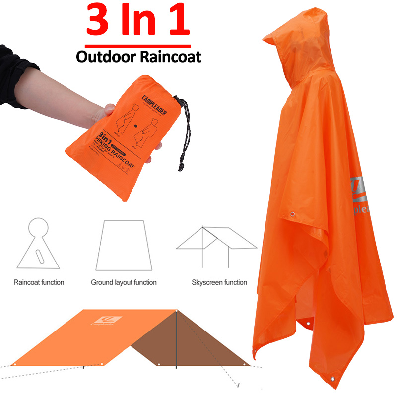 3 In 1 Outdoor Raincoat Hooded - Motorcycle Rain Suit 评论和价格