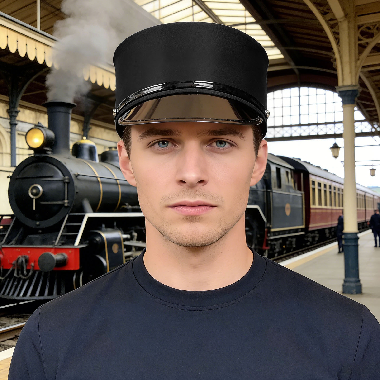 Train Engineer Conductor Drive - Helmet Full Face 评论和价格
