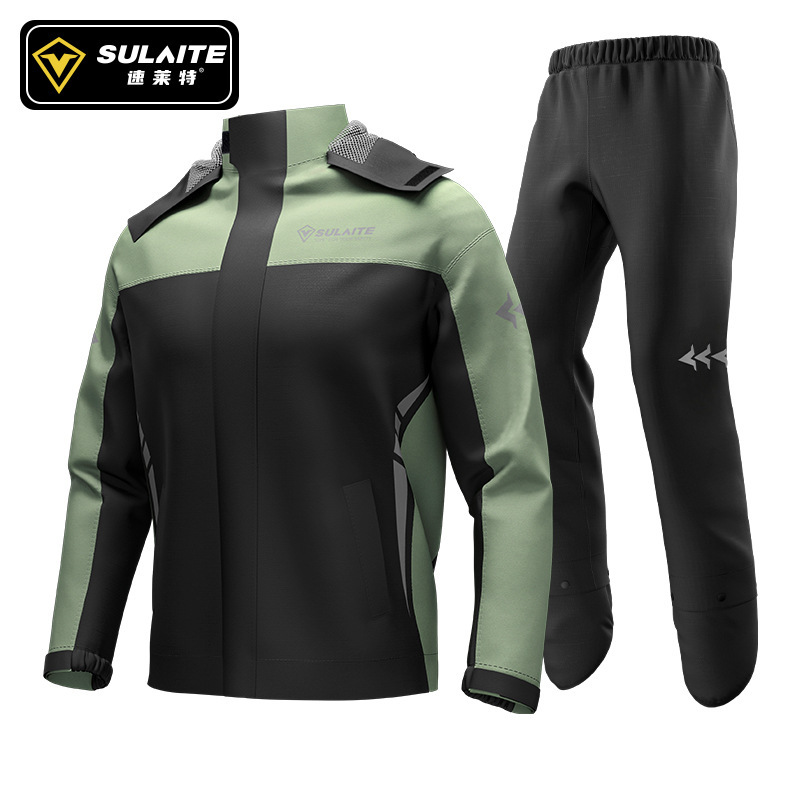 SULAITE Split Motorcycle Rain  - Motorcycle Rain Suit 评论和价格