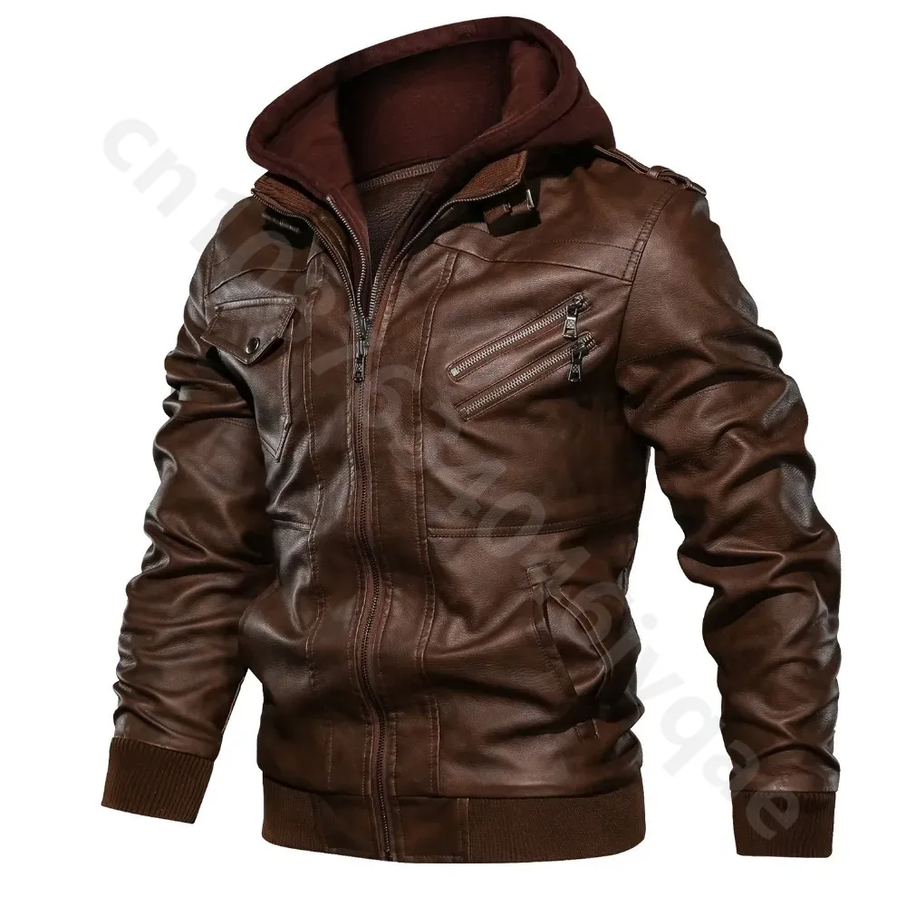 Men's Motorcycle Riding PU Lea - Riding Jacket Leather 评论和价格