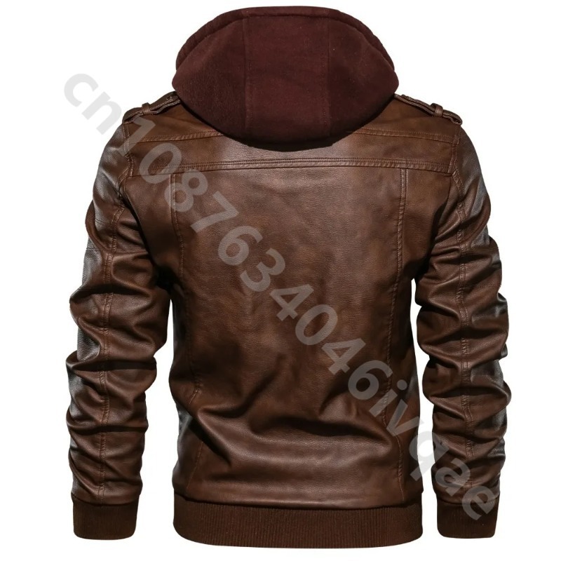 Men's Motorcycle Riding PU Lea - Riding Jacket Leather 评论和价格