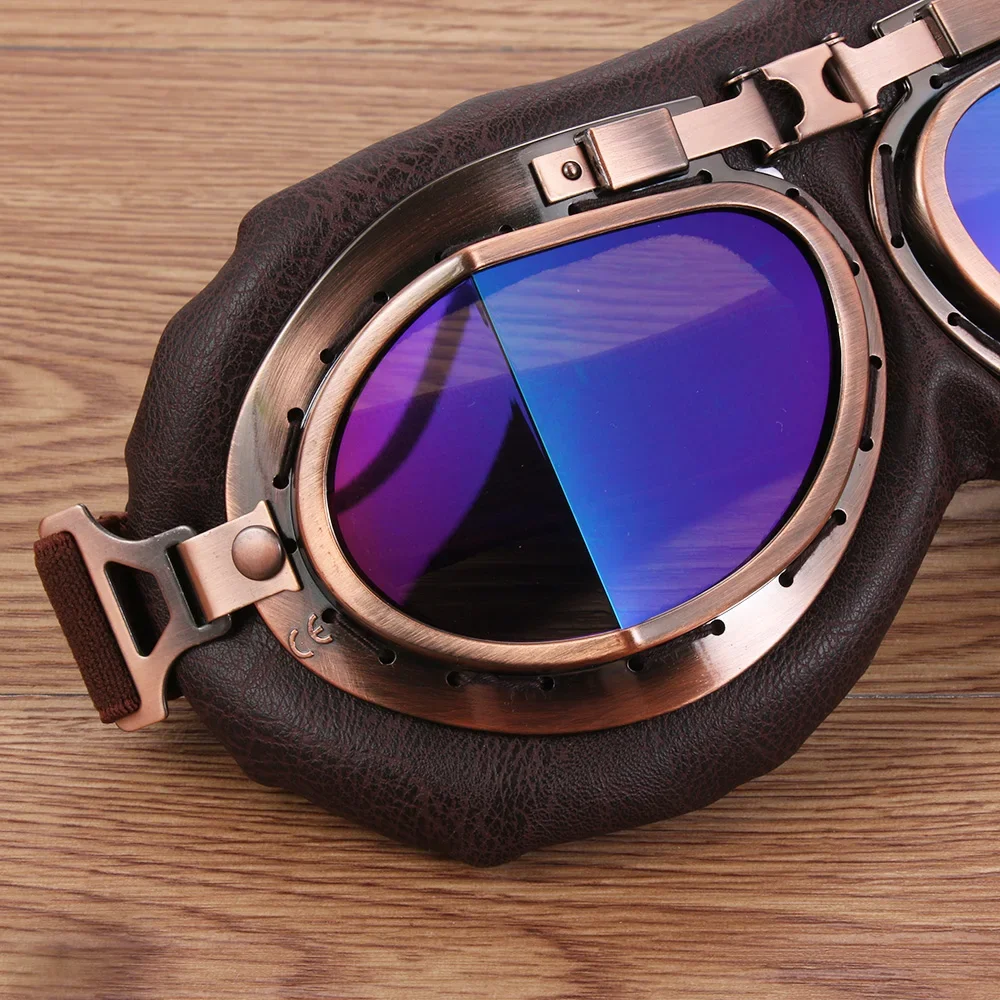 Pilot Retro Goggles Dustproof  - Motorcycle Gear Used 评论和价格