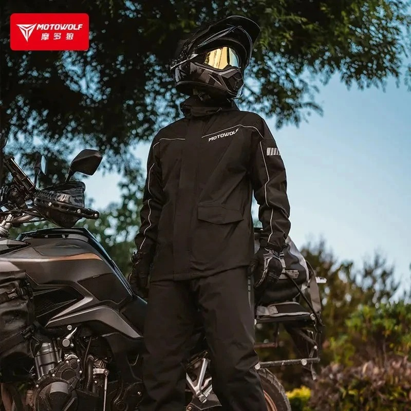 MOTOWOLF Motorcycl Riding Rain - Motorcycle Rain Suit 评论和价格