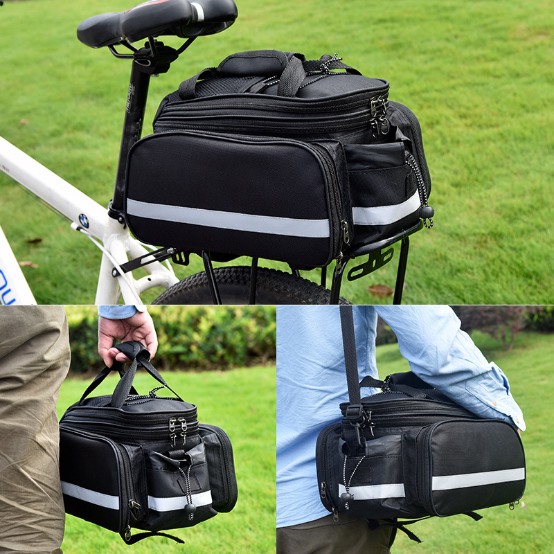 Bicycle Carrier Bag Large Capa - Tail Bag Rack 评论和价格