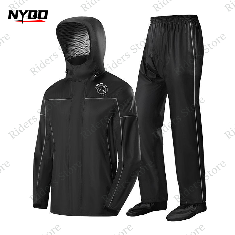 Motorcycle Rain Suit Two-Piece - Motorcycle Rain Suit 评论和价格