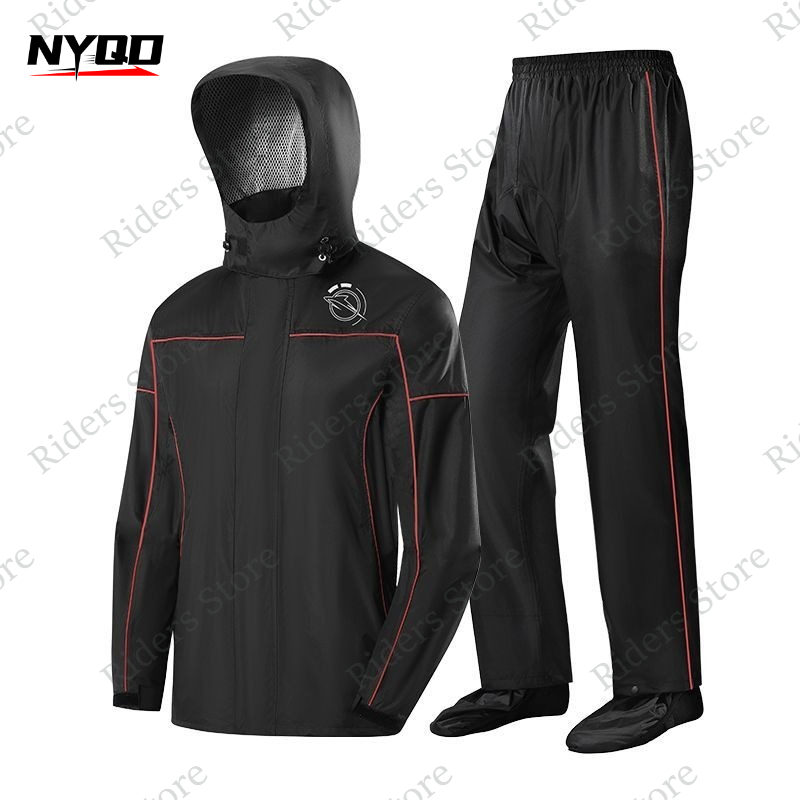 Motorcycle Rain Suit Two-Piece - Motorcycle Rain Suit 评论和价格