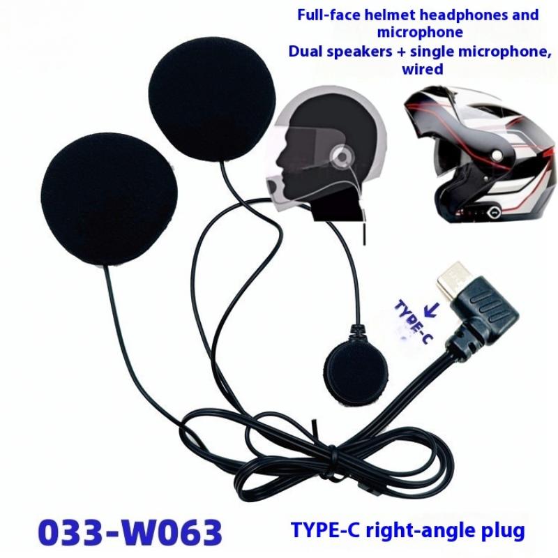 1Pc Type-C Plug HD Noise Reduc - Helmet Full Face 评论和价格