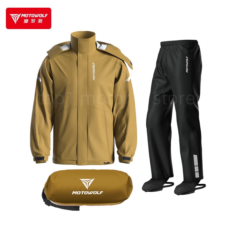 Men Motorcycle Rainsuit Parkas - Motorcycle Rain Suit 评论和价格