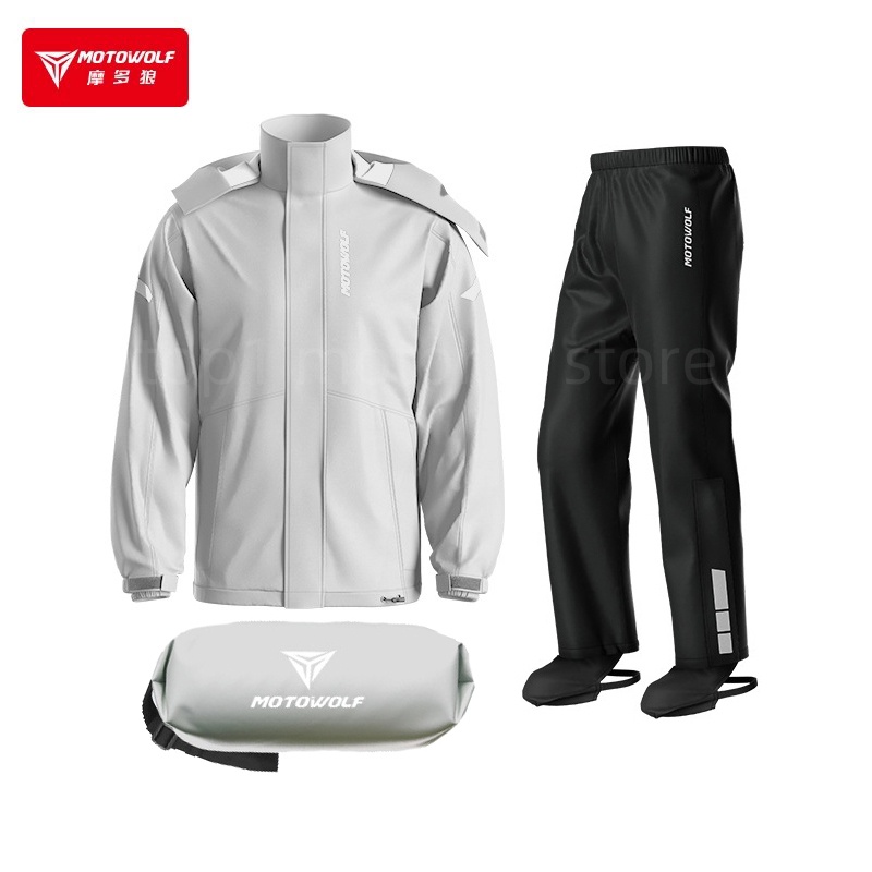 Men Motorcycle Rainsuit Parkas - Motorcycle Rain Suit 评论和价格