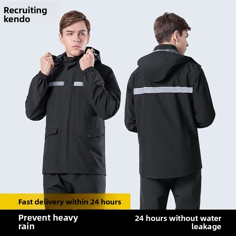 9XL Fat Man Reflective Waterpr - Motorcycle Rain Suit 评论和价格