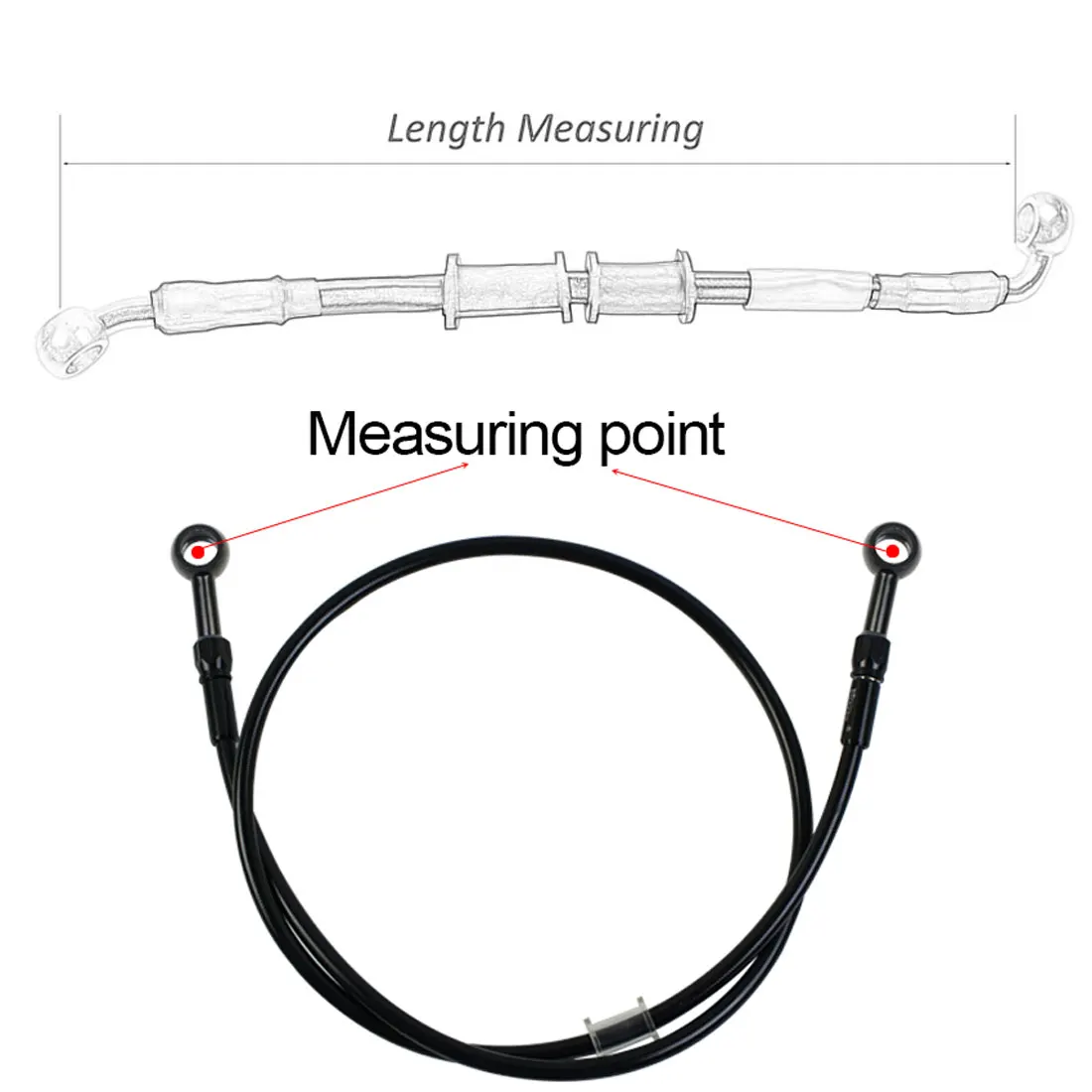 AN3 Braided Brake Hose Motorcy - Gear Clutch Motorcycle 评论和价格