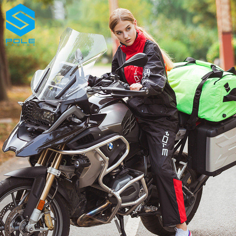 POLE Motorcycle Raincoat Breat - Motorcycle Rain Suit 评论和价格