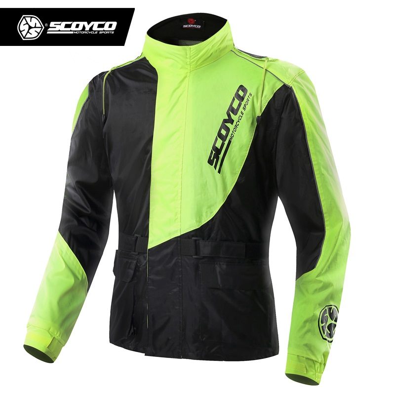 SCOYCO Motorcycle Riding Rainc - Motorcycle Rain Suit 评论和价格