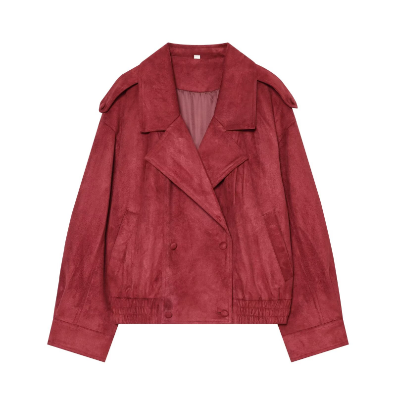 Woman 2026 New Style Suede-lik - Riding Jacket Leather 评论和价格