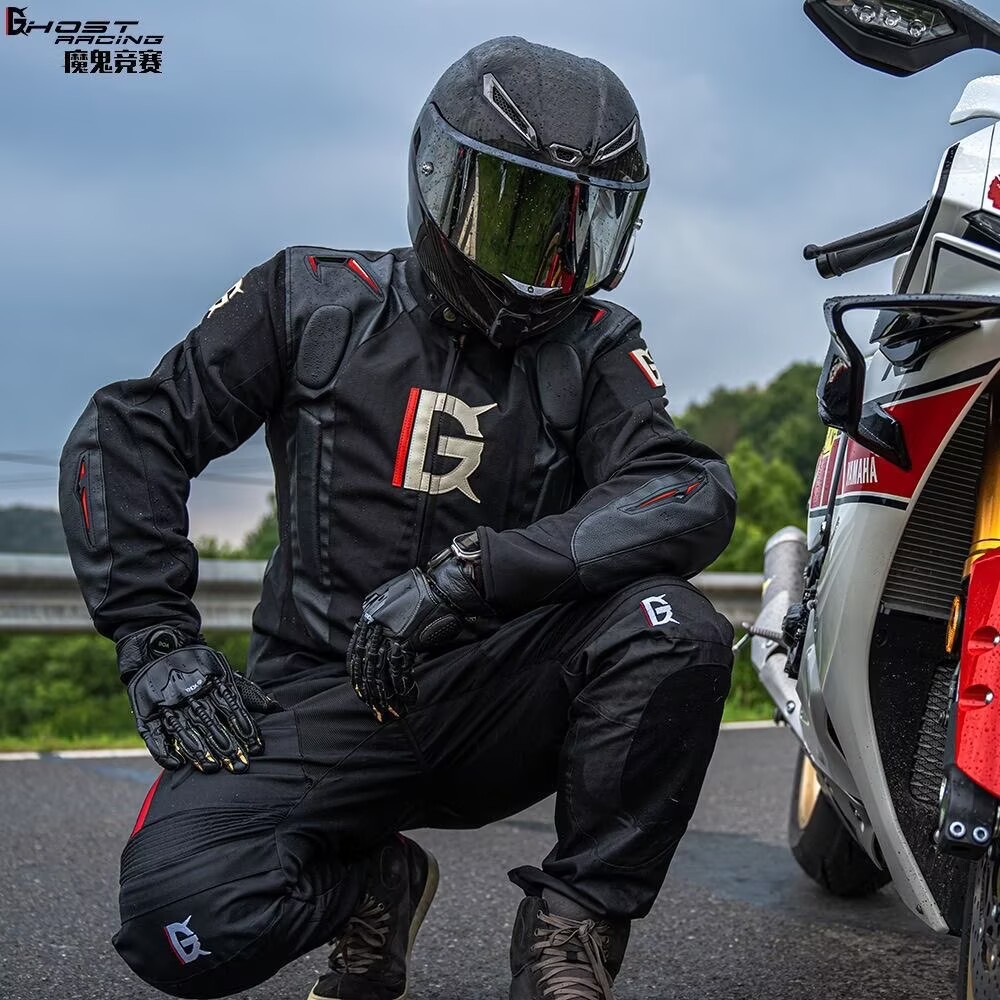 Motorcycle Racing Suit Set wit - Motorcycle Gear With Airbag 评论和价格