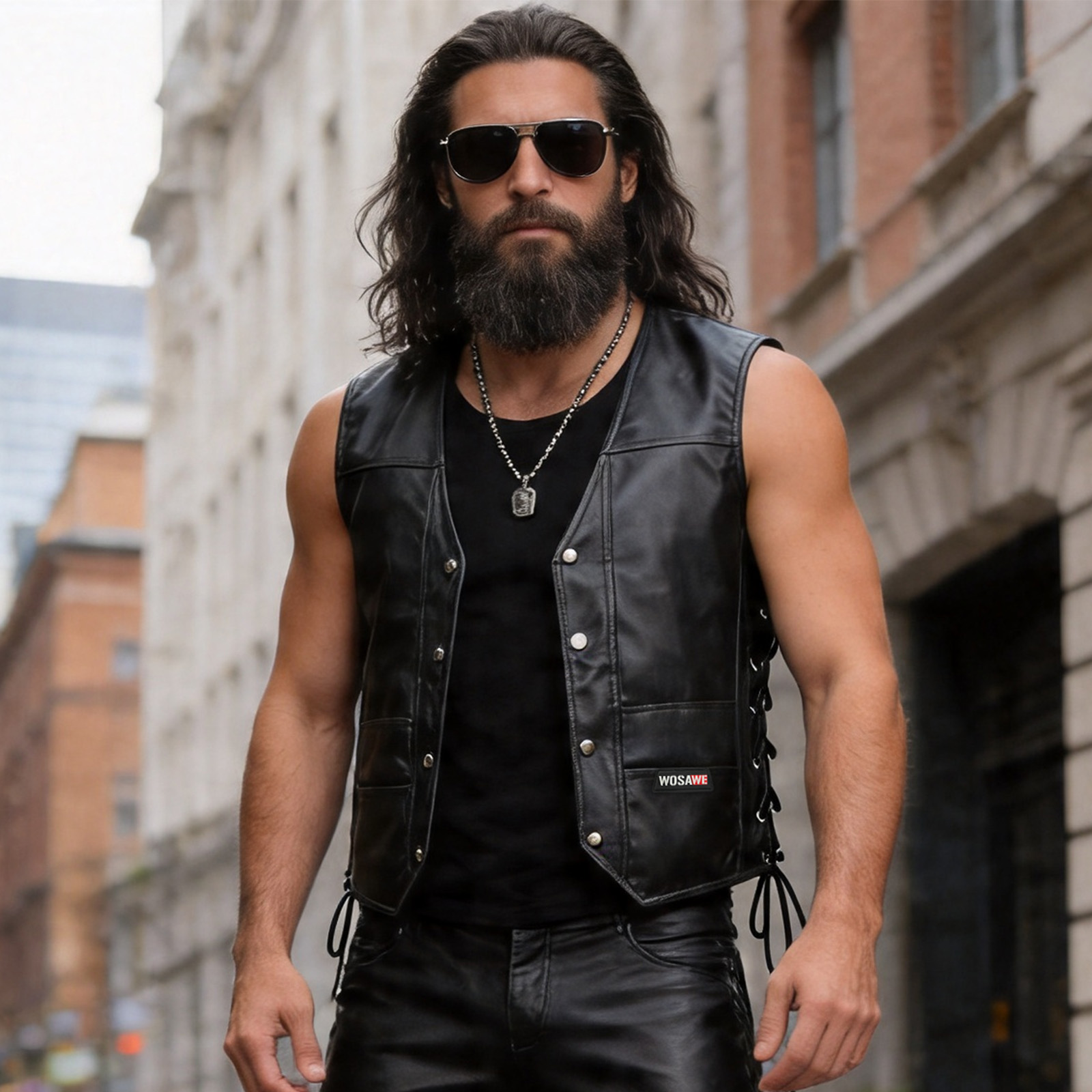 WOSAWE Leather Motorcycle Ride - Riding Jacket Leather 评论和价格