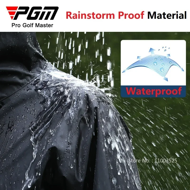 Pgm Men Golf Raincoat Rain Pan - Motorcycle Rain Suit 评论和价格