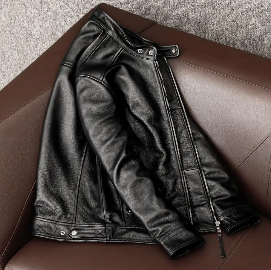 Wholesales.100% real cowhide C - Riding Jacket Leather 评论和价格